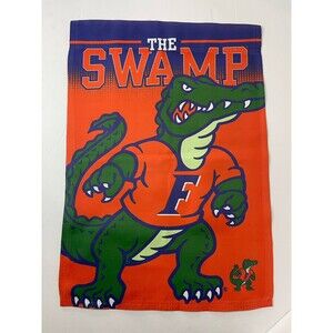 Florida Gators THE SWAMP Outdoor 18x12" Decor Flag